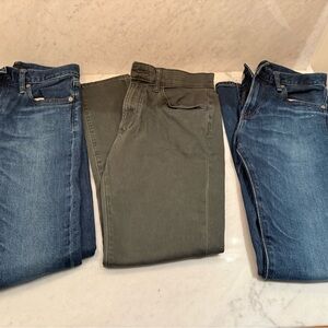 Men’s Uniqlo Casual Blue Jeans Bundle – Size 27 3 Pairs Bundle